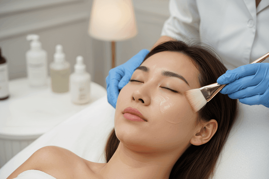 chemical peeling treatment