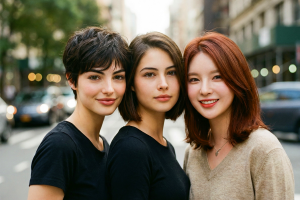 model rambut pendek wanita sesuai bentuk wajah