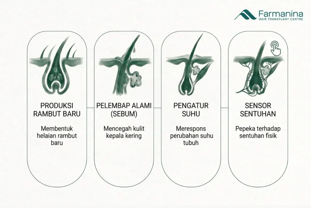 Fungsi folikel rambut