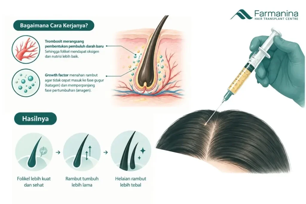 Treatment PRP untuk rambut