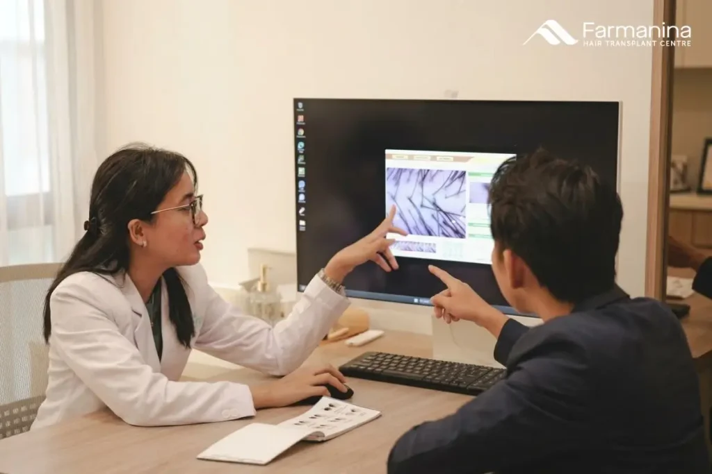 Konsultasi androgenic alopecia di Farmanina Clinic