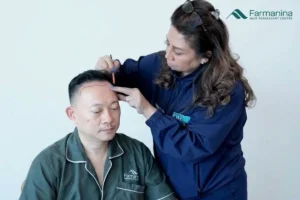 Tanam rambut Verdi Solaiman di Farmanina Clinic.